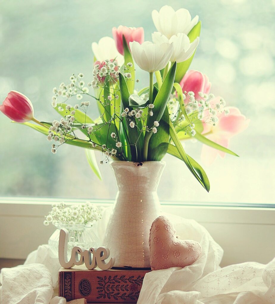 tulips, spring, love